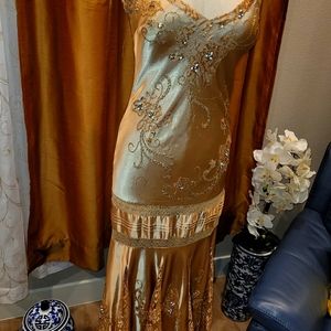 Vintage Gold formal dress